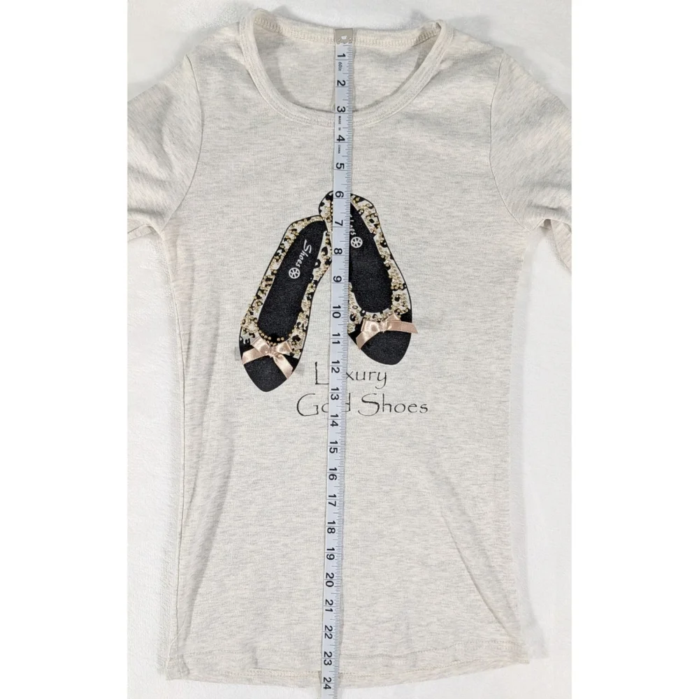 ❤️ Ballet Slippers Long Sleeve Crewneck T Shirt Size XS - Picture 6 of 9